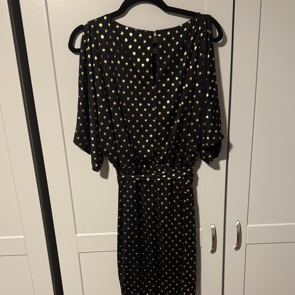 Black Dress with Gold Dots- Jessica Simpson - Picture 4 of 4
